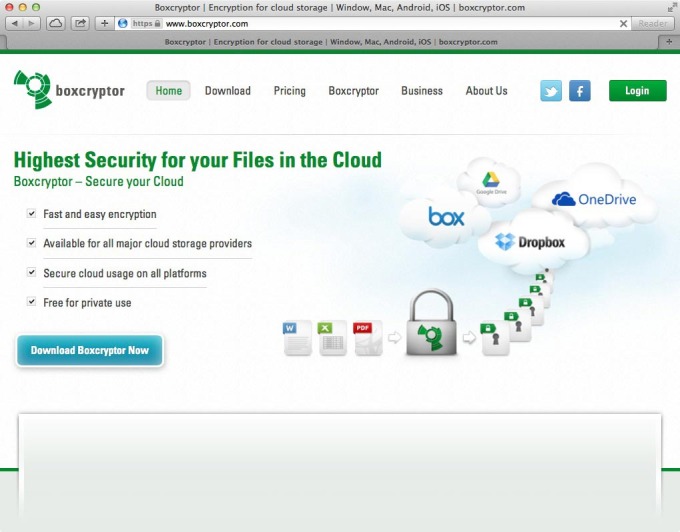 BoxCryptor Dropbox Alternative